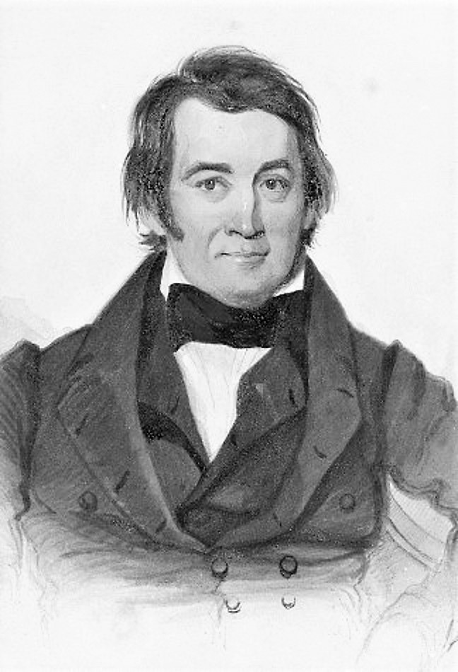1831 portrait of Davy Crockett