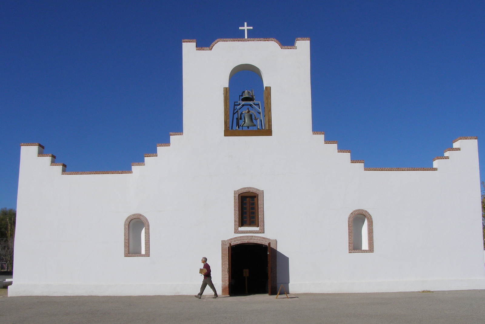 Socorro Mission on the Mission Trail in Socorro, Texas